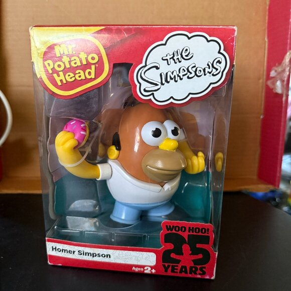 NWT The Simpsons 25th Anniversary 2013 Homer Simpson Mr. Potato Head Figure - Picture 1 of 4